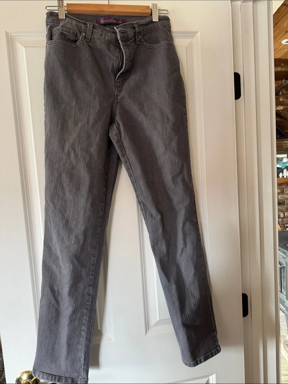 Gloria Vanderbilt Gray Denim Amanda Jeans